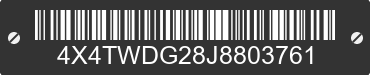2018 FOREST RIVER Wildwood Towables 4X4TWDG28J8803761 VIN decoded