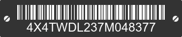 2007 FOREST RIVER Wildwood Towables 4X4TWDL237M048377 VIN decoded