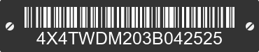2003 FOREST RIVER Wildwood towables 4X4TWDM203B042525 VIN decoded