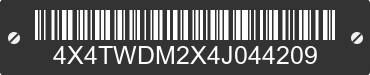 2004 FOREST RIVER Wildwood Towables 4X4TWDM2X4J044209 VIN decoded