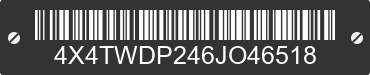 2006 FOREST RIVER Wildwood Towables 4X4TWDP246JO46518 VIN decoded