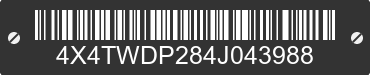 2004 FOREST RIVER Wildwood Towables 4X4TWDP284J043988 VIN decoded