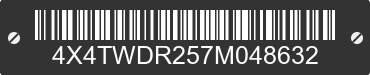 2007 FOREST RIVER Wildwood towables 4X4TWDR257M048632 VIN decoded