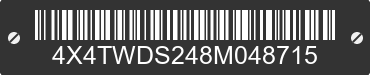 2008 FOREST RIVER Wildwood towables 4X4TWDS248M048715 VIN decoded