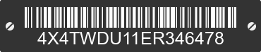 2014 FOREST RIVER Wildwood Towables 4X4TWDU11ER346478 VIN decoded