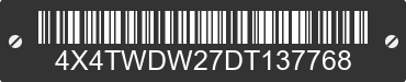 2013 FOREST RIVER Wildwood towables 4X4TWDW27DT137768 VIN decoded