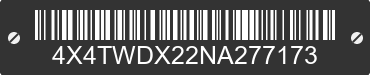 2022 FOREST RIVER Wildwood Towables 4X4TWDX22NA277173 VIN decoded