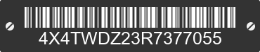 2024 FOREST RIVER Wildwood Towables 4X4TWDZ23R7377055 VIN decoded