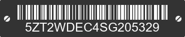 2025 FOREST RIVER Wildwood Towables 5ZT2WDEC4SG205329 VIN decoded