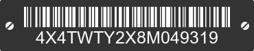 2008 FOREST RIVER Wildwood Toy Hauler 4X4TWTY2X8M049319 VIN decoded
