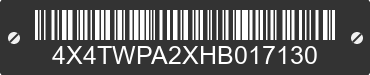 2017 FOREST RIVER Work and Play 4X4TWPA2XHB017130 VIN decoded