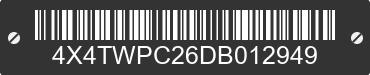 2013 FOREST RIVER Work and Play 4X4TWPC26DB012949 VIN decoded