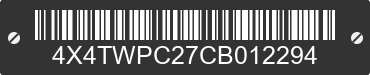 2012 FOREST RIVER Work and Play 4X4TWPC27CB012294 VIN decoded