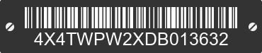2013 FOREST RIVER Work and Play 4X4TWPW2XDB013632 VIN decoded
