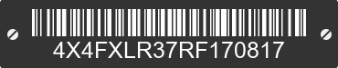 2024 FOREST RIVER XLR Toy Hauler 4X4FXLR37RF170817 VIN decoded