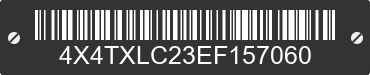 2014 FOREST RIVER XLR Toy Hauler 4X4TXLC23EF157060 VIN decoded