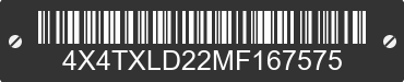 2021 FOREST RIVER XLR Toy Hauler 4X4TXLD22MF167575 VIN decoded