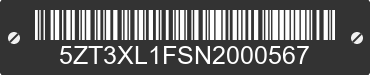 2022 FOREST RIVER XLR Toy Hauler 5ZT3XL1FSN2000567 VIN decoded