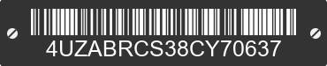 2008 FREIGHTLINER B2 Bus Chassis 4UZABRCS38CY70637 VIN decoded