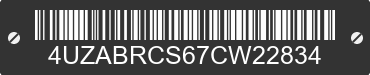 2007 FREIGHTLINER B2 Bus Chassis 4UZABRCS67CW22834 VIN decoded