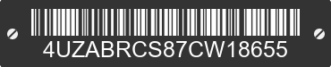 2007 FREIGHTLINER B2 Bus Chassis 4UZABRCS87CW18655 VIN decoded