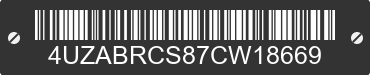 2007 FREIGHTLINER B2 Bus Chassis 4UZABRCS87CW18669 VIN decoded