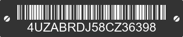 2008 FREIGHTLINER B2 Bus Chassis 4UZABRDJ58CZ36398 VIN decoded