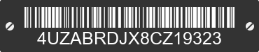 2008 FREIGHTLINER B2 Bus Chassis 4UZABRDJX8CZ19323 VIN decoded