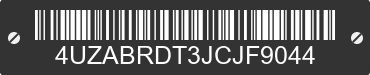 2018 FREIGHTLINER B2 Bus Chassis 4UZABRDT3JCJF9044 VIN decoded