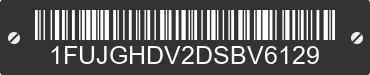 2013 FREIGHTLINER Cascadia 1FUJGHDV2DSBV6129 VIN decoded