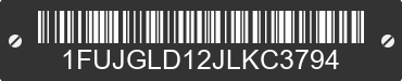 2018 FREIGHTLINER Cascadia 1FUJGLD12JLKC3794 VIN decoded