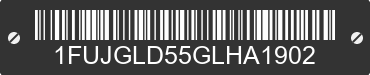 2016 FREIGHTLINER Cascadia 1FUJGLD55GLHA1902 VIN decoded