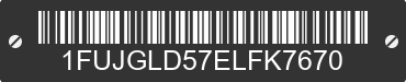2014 FREIGHTLINER Cascadia 1FUJGLD57ELFK7670 VIN decoded