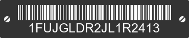 2018 FREIGHTLINER Cascadia 1FUJGLDR2JL1R2413 VIN decoded