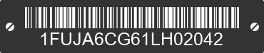2001 FREIGHTLINER Columbia 1FUJA6CG61LH02042 VIN decoded