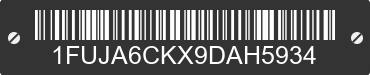 2009 FREIGHTLINER Columbia 1FUJA6CKX9DAH5934 VIN decoded