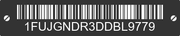 2013 FREIGHTLINER Coronado 1FUJGNDR3DDBL9779 VIN decoded