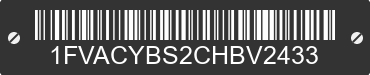 2012 FREIGHTLINER M2 1FVACYBS2CHBV2433 VIN decoded