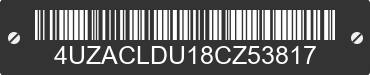 2008 FREIGHTLINER MC Front Engine Motor Home Chassis 4UZACLDU18CZ53817 VIN decoded