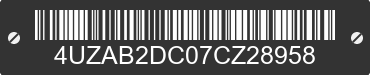 2007 FREIGHTLINER XC Raised Rail Rear Engine Motor Home Chassis 4UZAB2DC07CZ28958 VIN decoded