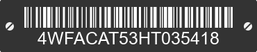 2017 FRIESEN WELDING Friesen Welding 4WFACAT53HT035418 VIN decoded