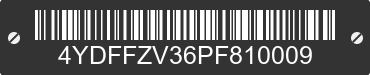 2023 FUZION Fuzion 4YDFFZV36PF810009 VIN decoded