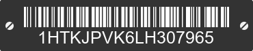 2020 GM GM515 1HTKJPVK6LH307965 VIN decoded