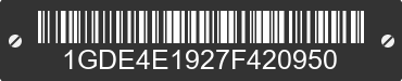 2007 GMC C4 1GDE4E1927F420950 VIN decoded