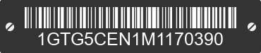 2021 GMC Canyon 1GTG5CEN1M1170390 VIN decoded