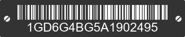 2010 GMC Savana 1GD6G4BG5A1902495 VIN decoded