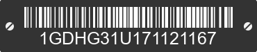 2007 GMC Savana 1GDHG31U171121167 VIN decoded