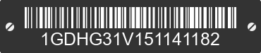 2005 GMC Savana 1GDHG31V151141182 VIN decoded