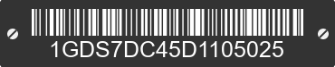 2013 GMC Savana 1GDS7DC45D1105025 VIN decoded