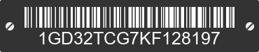 2019 GMC Sierra HD 1GD32TCG7KF128197 VIN decoded